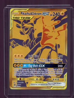 2021 Pikachu & Zekrom GX SM248 Black Star Promo 2021 Pokemon Sun And Moon - Image 1