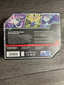 BRAND NEW POKEMON Dialga Ex Azure Legends Tin - 5 Packs - Image 2