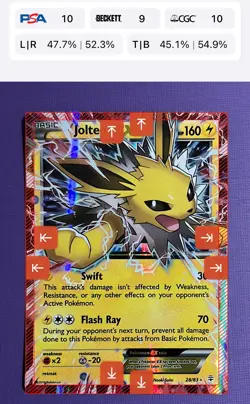 2016 Pokemon Jolteon EX Generations Pokemon XY Generations 28/83 Near Mint RAW - Image 3