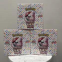 151 Japanese Booster Box Lot of 3 SV2a Scarlet Violet Pokemon TCG *SEALED/NEW* - Image 1