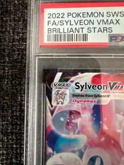 Pokemon Sylveon VMAX Brilliant Stars Trainer Gallery Full Art #TG15 PSA 9 - Image 3