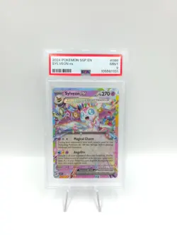 Pokemon TCG Surging Sparks Sylveon EX 086/191 PSA 9 2024 SSP EN - Image 1