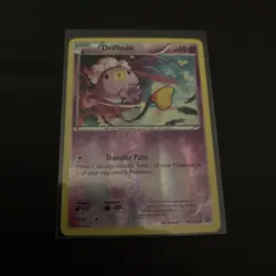 Drifloon 46/114 Steam Siege Reverse Holo Pokemon Card - Near Mint - Image 1