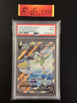PSA 9 Hisuian Lilligant V Alt Art SWSH Astral Radiance 163/189 Pokemon Card - Image 1