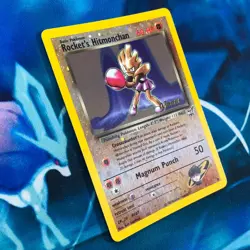 Rocket's Hitmonchan - 9 - Winner Best Of Series Promo Rare - Pokemon Card - MP - Image 3