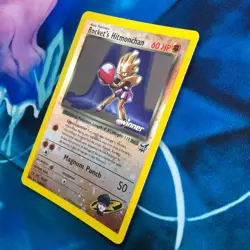 Rocket's Hitmonchan - 9 - Winner Best Of Series Promo Rare - Pokemon Card - MP - Image 4
