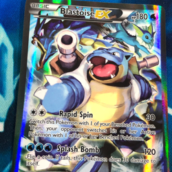 Blastoise EX - XY122 - Full Art Promo Black Star Rare - Pokemon Card - MP - Image 2