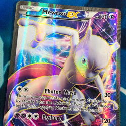 Mewtwo EX - XY125 - Full Art Black Star Ultra Rare Promo - Pokemon Card - MP - Image 2