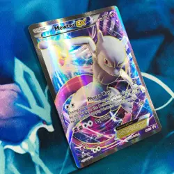 Mewtwo EX - XY125 - Full Art Black Star Ultra Rare Promo - Pokemon Card - MP - Image 4