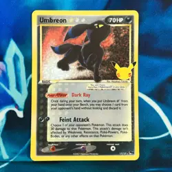 Gold Star Umbreon - 17/17 - Holo 25th Celebrations Classic - Pokemon Card - NM - Image 1