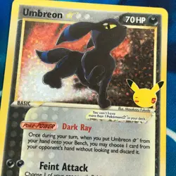 Gold Star Umbreon - 17/17 - Holo 25th Celebrations Classic - Pokemon Card - NM - Image 2
