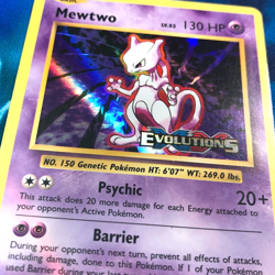 Mewtwo - 51/108 - Prerelease Promo Rare Holo Evolutions - Pokemon Card - MP - Image 2