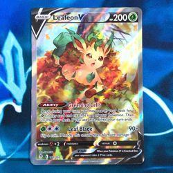 Leafeon V - 167/203 - Full Alt Art Rare Evolving Skies - Pokemon Card - LP - Image 1