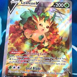 Leafeon V - 167/203 - Full Alt Art Rare Evolving Skies - Pokemon Card - LP - Image 2