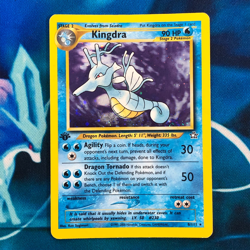 Kingdra - 8/111 - 1st Edition Holo Rare Neo Genesis - Pokemon Card - MP - Image 1