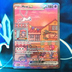 Mew ex - SVP053 - Full Alt Art Illustration Promo Rare - Pokemon Card - NM - Image 1
