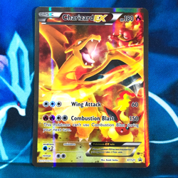 Charizard EX - XY121 - Full Art Black Star Ultra Rare Promo - Pokemon Card - MP - Image 1