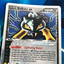 Rocket's Raikou ex - 108/107 - Secret Rare Holo ex Deoxys - Pokemon Card - MP - Image 2