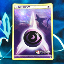 Psychic Energy - 92/95 - Play! Espeon Crosshatch Holo Promo Pokemon Card - LP - Image 1