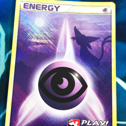 Psychic Energy - 92/95 - Play! Espeon Crosshatch Holo Promo Pokemon Card - LP - Image 2