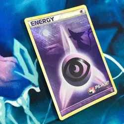 Psychic Energy - 92/95 - Play! Espeon Crosshatch Holo Promo Pokemon Card - LP - Image 3