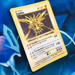 Zapdos - 16/102 - Shadowless Holo Rare Base Set 1999 - Pokemon Card - HP - Image 3