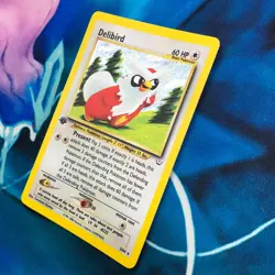Delibird - 5/64 - 1st Edition Holo Rare Neo Revelation - Pokemon Card - MP - Image 4