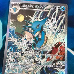 Kingdra ex - SVP131 - Full Art Ultra Rare Holo Promo - Pokemon Card - LP - Image 2