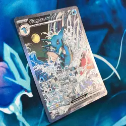 Kingdra ex - SVP131 - Full Art Ultra Rare Holo Promo - Pokemon Card - LP - Image 3