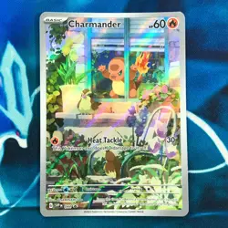 Charmander - SVP044 - Full Art Illustration Promo Rare Holo - Pokemon Card - NM - Image 1