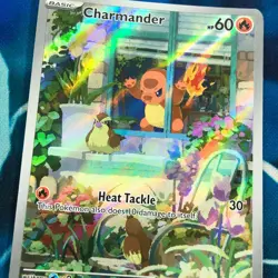 Charmander - SVP044 - Full Art Illustration Promo Rare Holo - Pokemon Card - NM - Image 2