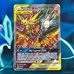 Moltres & Zapdos & Articuno GX - SM210 - Full Art Promo - Pokemon Card - NM - Image 1