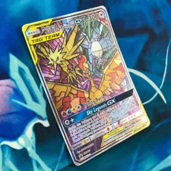 Moltres & Zapdos & Articuno GX - SM210 - Full Art Promo - Pokemon Card - NM - Image 3