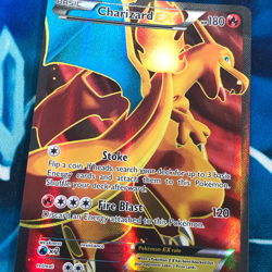 Charizard EX - 100/106 - Full Art Rare Holo Flashfire - Pokemon Card - HP - Image 2