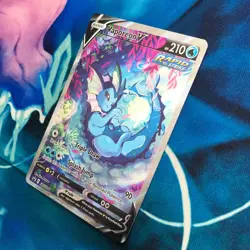 Vaporeon V - SWSH181 - Full Alt Art Rare Black Star Promo Pokemon Card - NM - Image 4