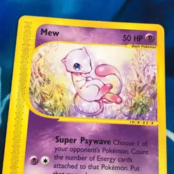 Mew - 55/165 - Rare Expedition Base Set - Pokemon Card - LP - Image 2