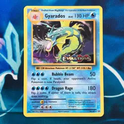 Gyarados - 34/108 - Prerelease Promo Rare Holo Evolutions - Pokemon Card - LP - Image 1