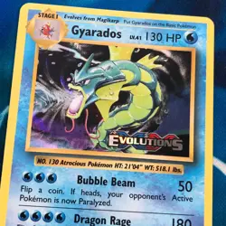 Gyarados - 34/108 - Prerelease Promo Rare Holo Evolutions - Pokemon Card - LP - Image 2