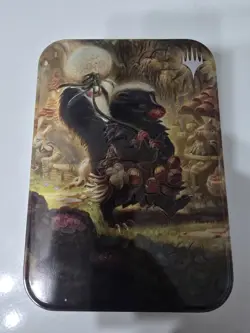 Magic the Gathering MTG Bloomburrow Tin *EMPTY* (NO CARDS) Skunk - Image 1