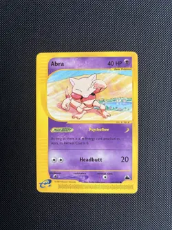 Pokemon Card Skyridge E Series Abra 46/144 WOTC Near Mint NM - Image 1