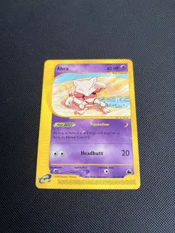 Pokemon Card Skyridge E Series Abra 46/144 WOTC Near Mint NM - Image 2
