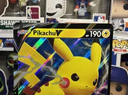 Pikachu V SWSH061 - Sword & Shield Black Star Promo Jumbo Pokemon Card - Image 2