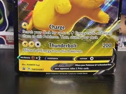 Pikachu V SWSH061 - Sword & Shield Black Star Promo Jumbo Pokemon Card - Image 4