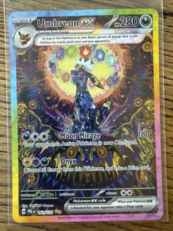 Pokemon TCG Umbreon EX #161 Prismatic Evolutions Trading Card 161/131 - Image 1