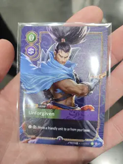 Riftbound YASUO Unforgiven METAL Card Houston Prize Wall Exclusive Promo 1 of 35 - Image 2