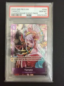 Yamato (CS 2024 Event Pack) P-046 One Piece Promotion Cards Foil - PSA 10 - Image 1