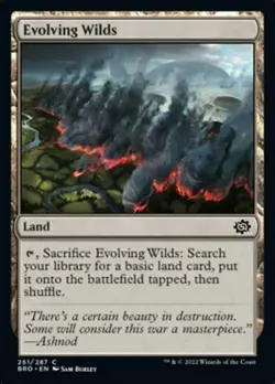 Evolving Wilds - The Brothers' War - English - NM - MTG - Image 1