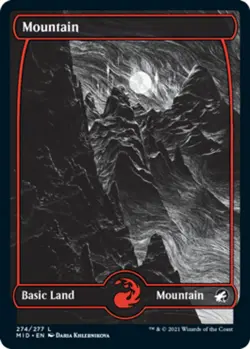 Mountain (274) - Innistrad: Midnight Hunt - English - NM - MTG - Image 1