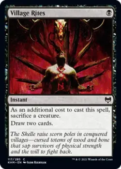 Village Rites - Kaldheim - English - NM - MTG - Image 1