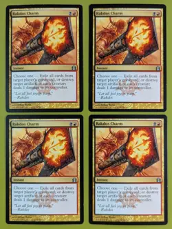 Rakdos Charm x4 Return to Ravnica 4x Playset Magic the Gathering MTG - Image 1